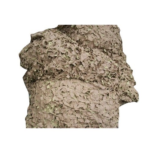 Filet de camouflage militaire Sable 7.50m x 7.50m