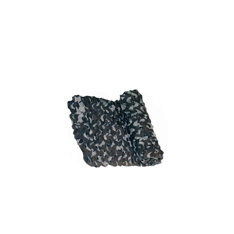 Filet de camouflage noir/gris 2.4x3m