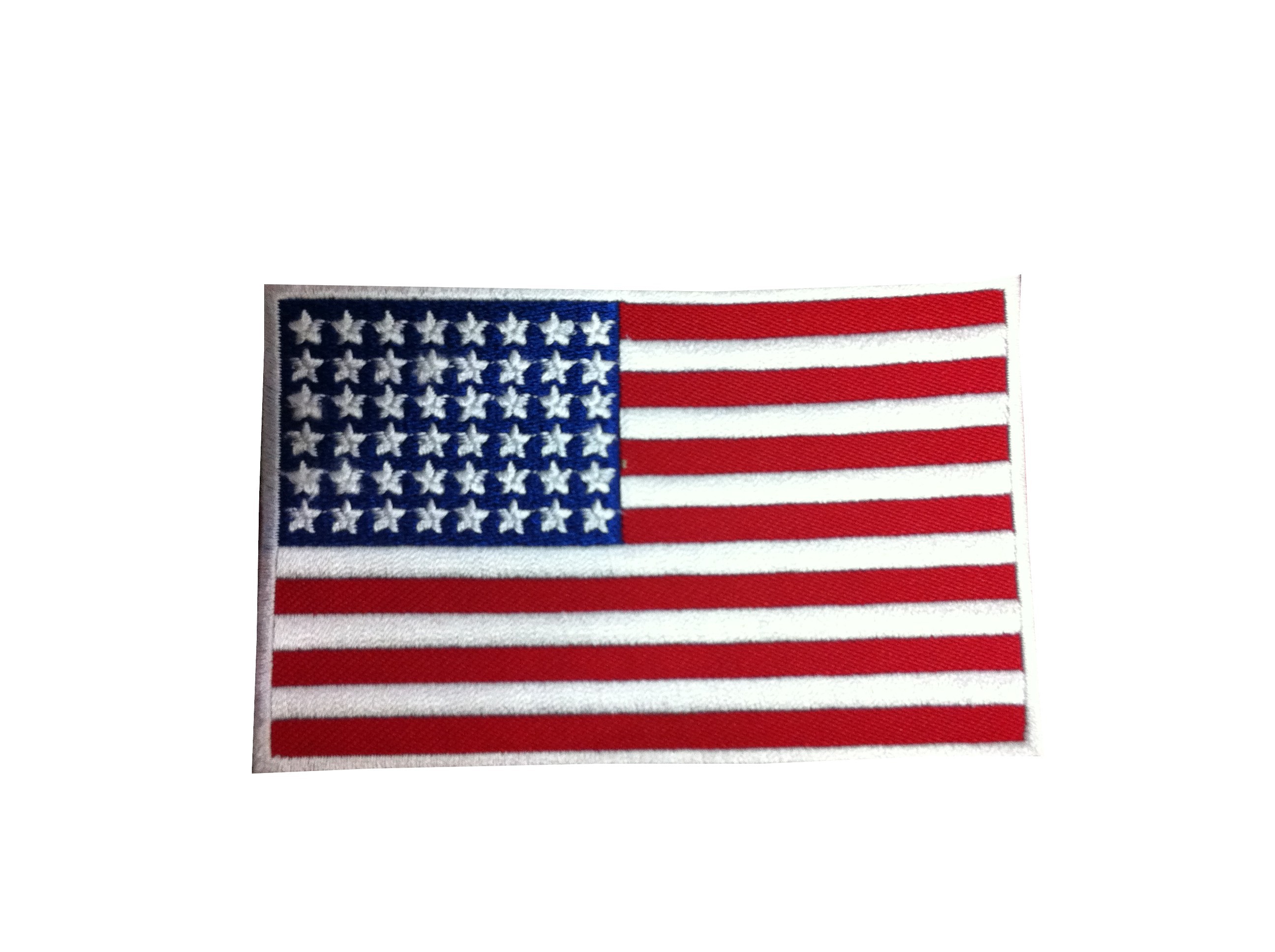 Porte cle cles clef brode patch ecusson badge drapeau usa americain etats unis