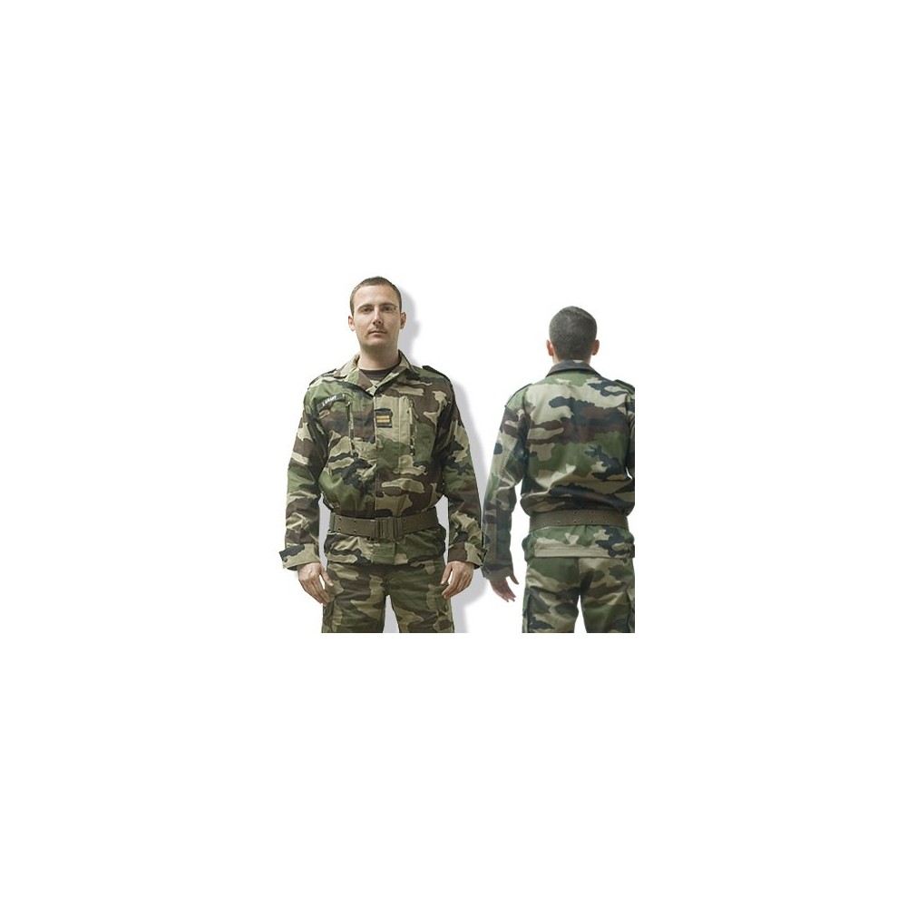 Veste de treillis F2 camouflage OTAN CE armée française OCCASION Taille 104C 
