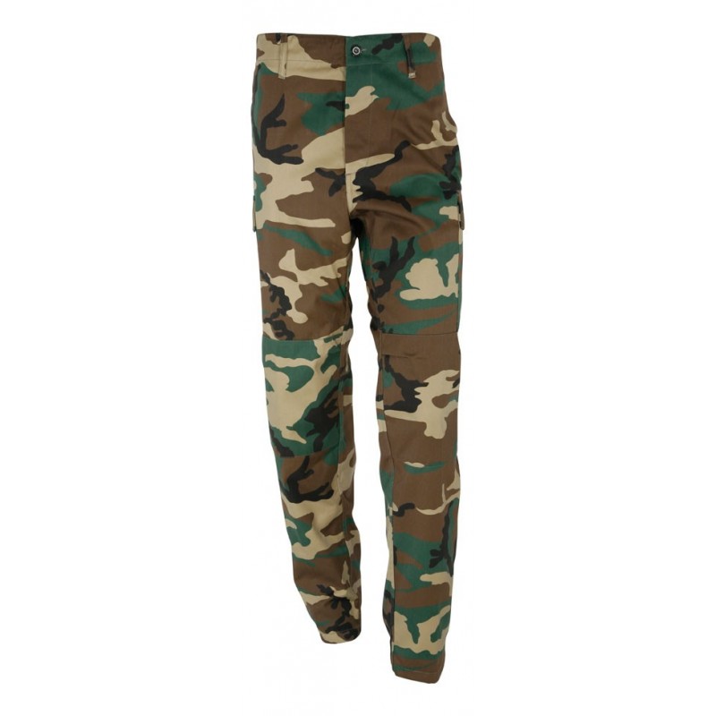 Pantalon BDU type US camouflage Woodland