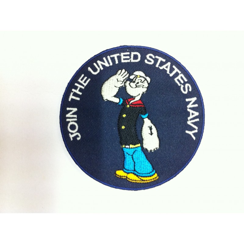 Ecusson POPEYE "JOIN THE UNITED STATES NAVY"