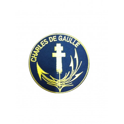 Ecusson CHARLES DE GAULLE