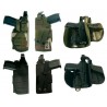 Holster attaches molles
