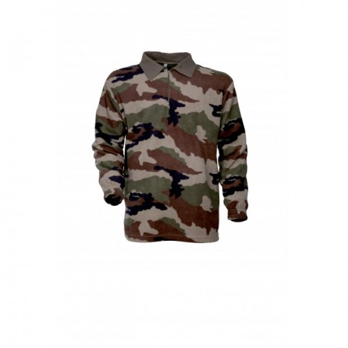 Chemise F1 militaire polaire camouflage centre-europe