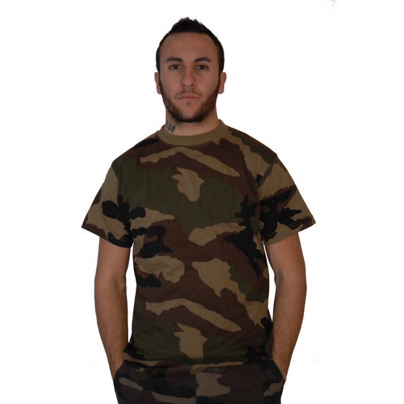 Tee shirt camouflage CE