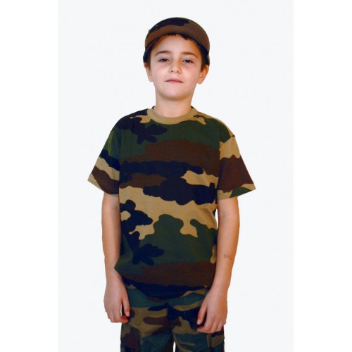 T-shirt enfant camouflage centre europe